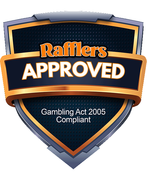 Gambling Act 2005 & prize competitions Compliant badge provided by Rafflers