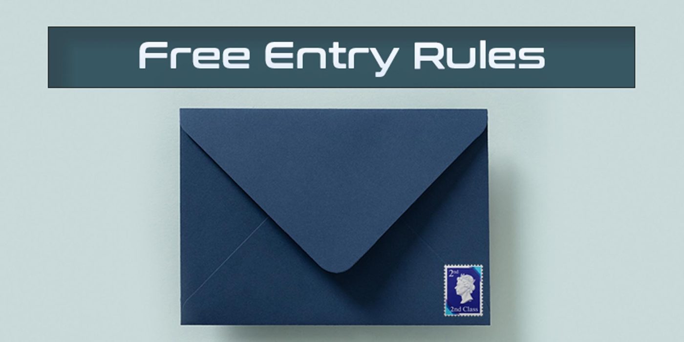 featured image for a Rafflers blog page about free entry rules for prize draws